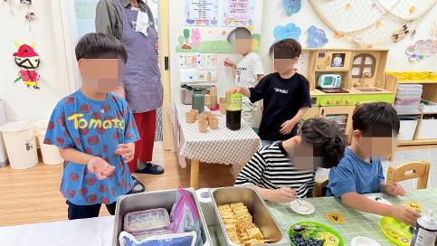 3학년(열매반) 디저트 카페놀이