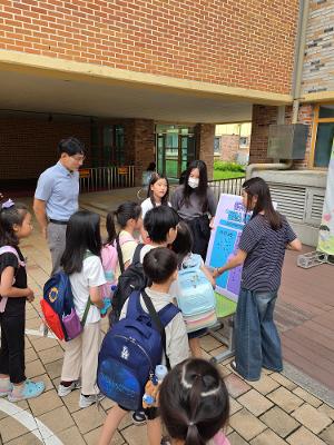 9월 3일 학교폭력 예방 및 친구사랑 등굣길 캠페인 