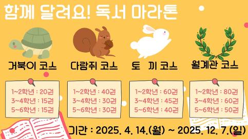 솔빛도서관 독서 프로그램 '독서마라톤' 종료